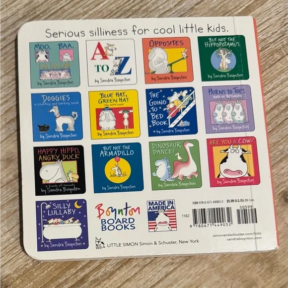 Sandra Boynton Opposites Board Book - Picture 2 of 3